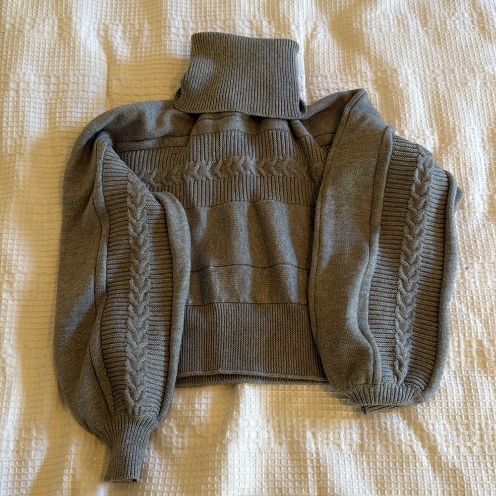 Sonia Knit Sweater - Gray